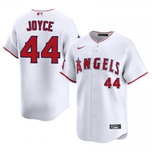 Los Angeles Angels Ben Joyce #44 White Men Baseball Jersey | 2026 Season Replica 46596592