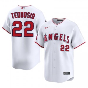 LAA Bryce Teodosio #22 White Men Baseball Jersey | 2026 Season Officially Licensed 35583728