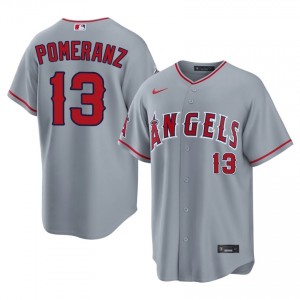 Drew Pomeranz #13 Los Angeles Angels Baseball Jersey | Game-Day Men Gray Stitched Edition 27828292