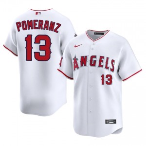 Angels Drew Pomeranz #13 White Men Baseball Jersey | 2026 Season Officially Licensed 87054519