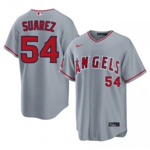 Jose Suarez #54 LAA Baseball Jersey | Game-Day Men Gray Stitched Edition 66816834