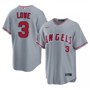 Josh Lowe #3 Angels Baseball Jersey | Exclusive Men Gray Embroidery Edition 68715511