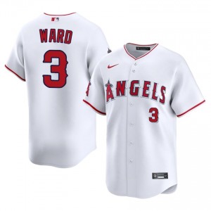 LAA Taylor Ward #3 White Men Baseball Jersey | 2026 Season Professional 30863378
