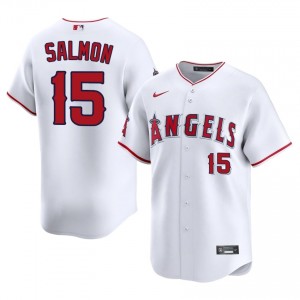 LA Angels Tim Salmon #15 White Men Baseball Jersey | 2026 Season Gameday 18325598