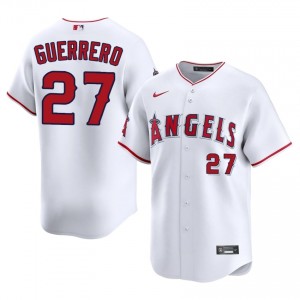 Angels Vladimir Guerrero #27 White Men Baseball Jersey | 2026 Season Durable 55133350