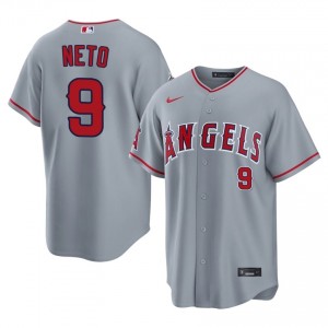 Zach Neto #9 LA Angels Baseball Jersey | Classic Men Gray Embroidery Edition 16110922