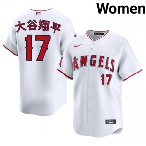 Los Angeles Angels Shohei Ohtani #17 White Women Baseball Jersey | 2026 Season Official 40804173