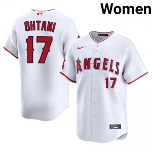 LAA Shohei Ohtani #17 White Women Baseball Jersey | 2026 Season Pro-Grade 17060065