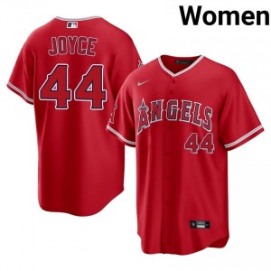 Red Ben Joyce #44 LAA Baseball Embroidery Jersey | Exclusive Women Fit 40065185