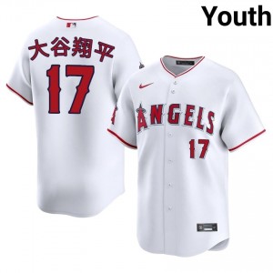 Los Angeles Angels Shohei Ohtani #17 White Youth Baseball Jersey | 2026 Season Exclusive 73838527
