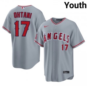 Shohei Ohtani #17 Angels Baseball Jersey | Durable Youth Gray Stitched Edition 41448979